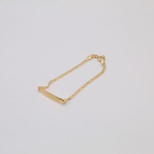 Pulsera Esclava Tejido Escalera 2mm 14cm